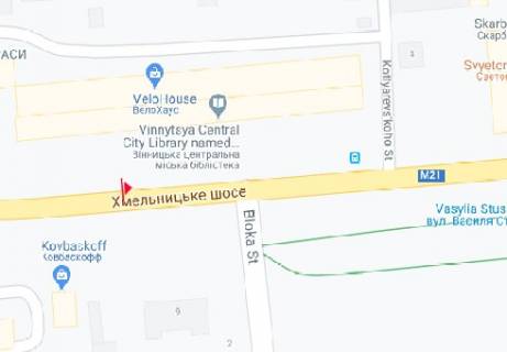 Билборд A в Виннице, 3x6  Хмельницьке шосе, 4 схема