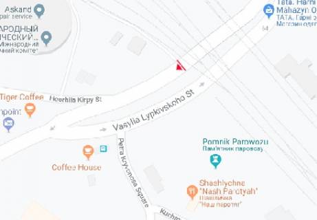 Нестандарт A в Киеве Липковского ул. (бывш. Урицкого ул.) схема