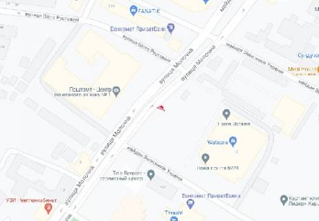 Нестандарт  у Харкові Защитников Украины пл., 2 схема