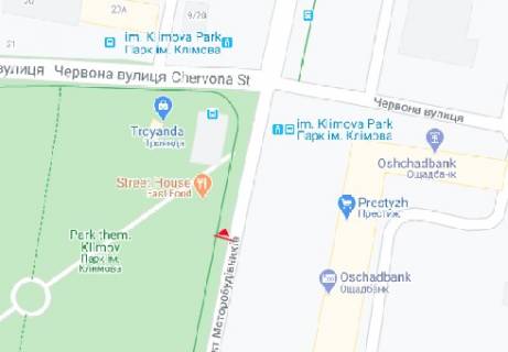 Призма A в Запорожье, 3x6  Моторобудівельників вул. (8-го Березня вул.) - Червона вул. - 8905 схема