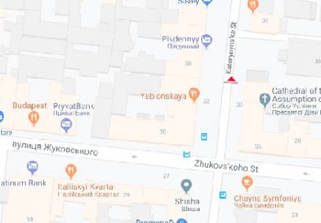 Сiтiлайт B у Одесі Екатерининская ул., 33 B схема