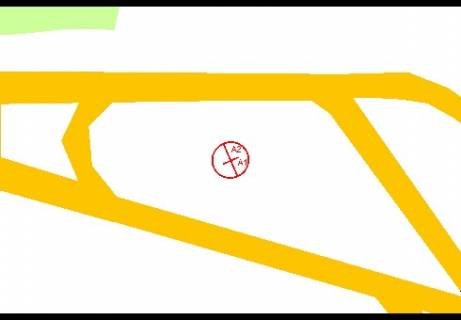 Билборд A в Борисполе Аеропорт "Бориспіль" (розв'язка), на Київ, лівий схема