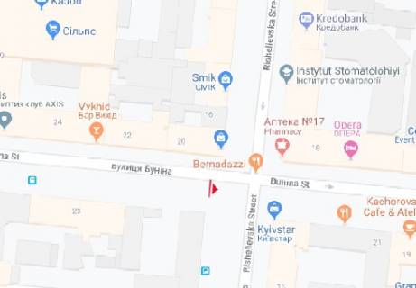 Сiтiлайт B у Одесі Бунина, ул., 23   B схема
