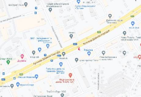 Нестандарт  в Киеве Дружбы Народов бул., 10 схема