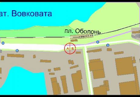 Призма A в Киеве, 3x6  Электриков ул., 24 (напротив остановка ж/д "Станция Оболонь") - 340569 схема