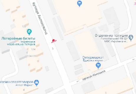 Скроллер A в Киеве Антоновича ул., 115 - 318564 схема