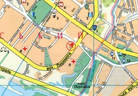 Призма A в Запорожье, 3x6  Перемоги вул., 121 - 8872 схема