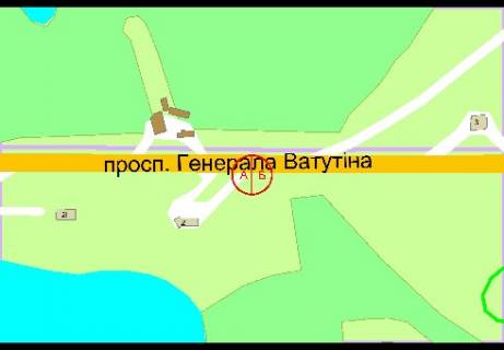 Бэклайт A в Киеве Шухевича пр., 2Г  (біля АЗС "WOG") схема