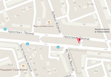 Призма A в Николаеве, 3x6  Центральный пр.,21 (напротив) - Шоссейная ул. - 12409 схема