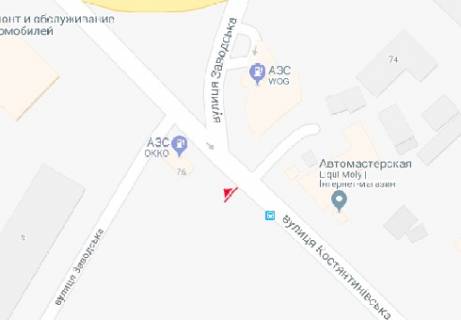 Скроллер A в Киеве Константиновская ул., 75 - 318399 схема