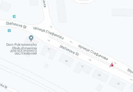 Билборд B в Запорожье, 3x6  Стефанова вул., 34 схема