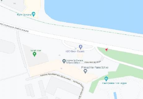 Видеоборд A в Днепр (Днепропетровск), 2.32x3.14  Січеславська Набережна вул., (розширення 480х336) - 409747 схема