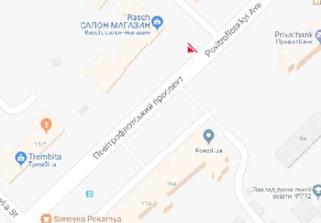 Скроллер B в Киеве Воздухофлотский пр., 16 - 318627 схема
