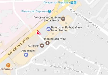 Скроллер A в Виннице, 2.32x3.14  Пирогова ул., 31 [№24] - 37395 схема