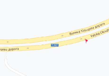 Билборд B в Киеве, 3x6  Велика Окружна дорога схема