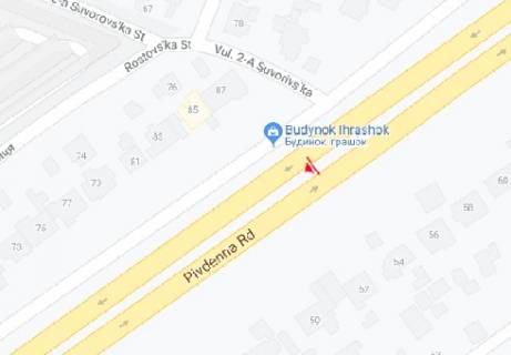 Білборд, Бігборд (Борд)  B у Одесі, 3x6  Південна дорога, 85 схема