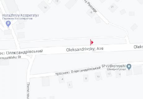 Билборд A в Харькове, 3x6  Олександрівський пров. - Бердичівський проїзд схема