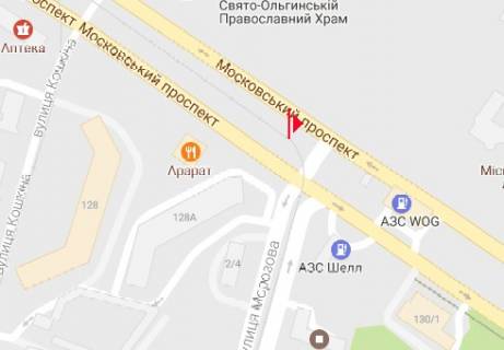 Призма A в Харькове Московский пр. - Морозова ул. (в центр) - 320848 схема