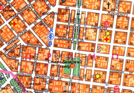 Сiтiлайт A у Одесі Преображенская ул., 41 схема