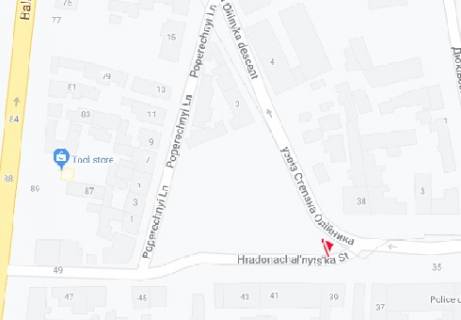 Білборд, Бігборд (Борд)  B у Одесі, 3x6  Градоначальницька вул. - Степана Олейника вул. (спуск) схема