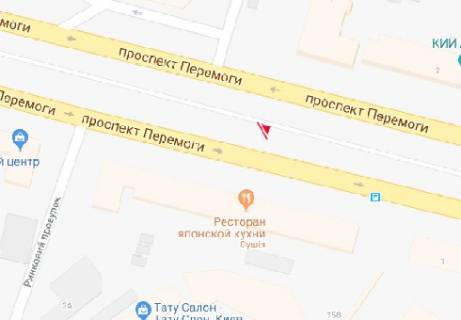 Беклайт B у Києві Перемоги пр., 3 схема