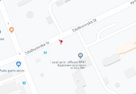 Билборд B в Киеве, 3x6  Здолбунівська вул., 1 схема