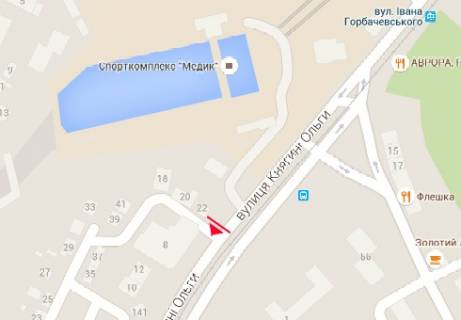 Беклайт B у Львові Княгини Ольги ул., 14 (BackLit) схема