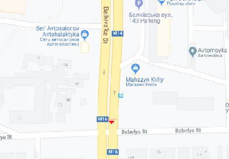 Призма A в Одессе, 3x6  Балковская,100 ул. - Бабеля ул. - 13284 схема