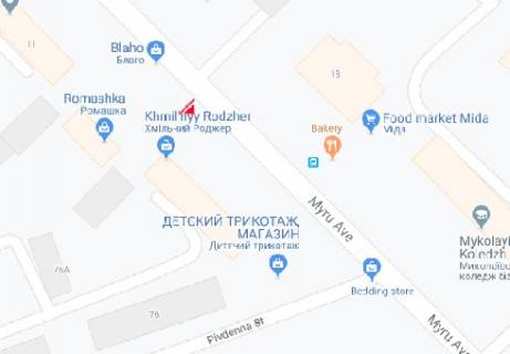 Билборд B в Николаеве, 3x6  Миру просп., 13 схема