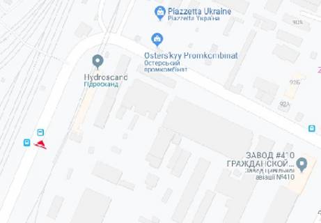 Билборд B в Киеве, 3x6  Повітряних Сил просп. (навпроти) схема