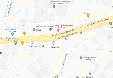 Нестандарт  у Харкові Московский пр., 40 схема