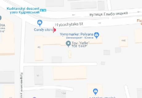 Скроллер B в Киеве Глубочицкая ул., 40 - 318597 схема
