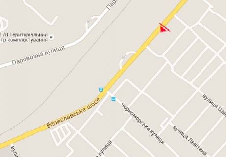 Билборд A в Херсоне, 3x6  Бериславське шосе, 6 схема