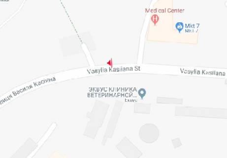 Білборд, Бігборд (Борд)  B у Києві, 3x6  Василя Касіяна вул., 2/1 схема