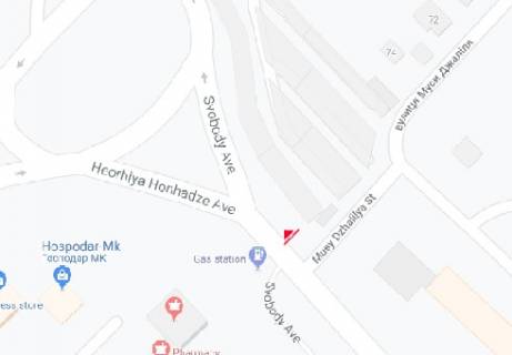 Билборд B в Киеве, 3x6  Свободи просп., 28 схема