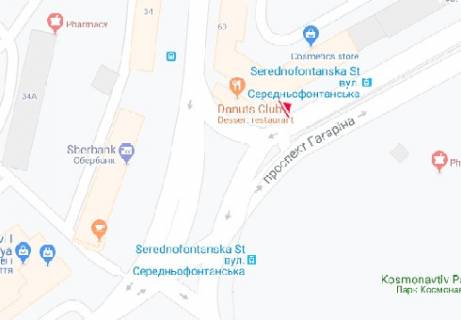 Ситилайт A в Одессе Гагарина пр., 16/1 А схема