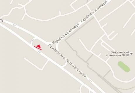 Призматрон, Призма B у Запоріжжі Набережная магистраль - Украинская ул. - 317514 схема