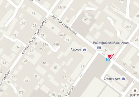 Призма A в Полтаве Шевченко ул., центральный рынок - 320555 схема