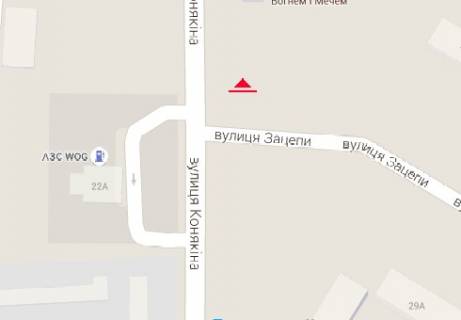 Билборд B в Луцке Конякина ул., 19 схема