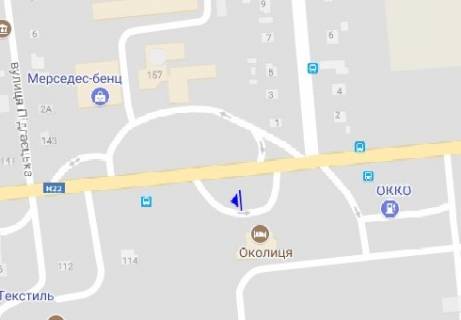 Билборд A в Луцке, 3x6  Рівненська вул., 154, біля бару "Околиця" схема