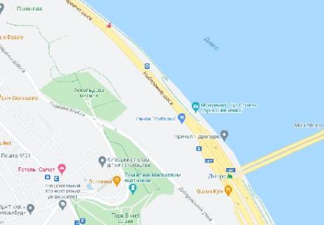 Видеоборд + в Киеве, 2.3x3.14  Набережне шосе, 1 (розширення 480х336) - 477695 схема