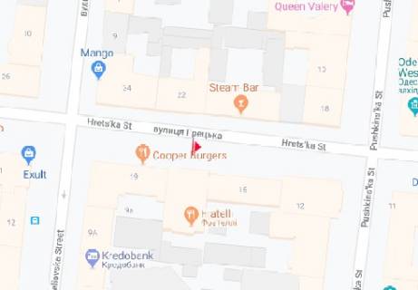 Ситилайт B в Одессе Греческая ул., 17 B схема