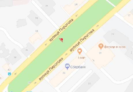 Скролер, Скрол A у Вінниці, 1.2x1.7  Пирогова вул., 28 - 480551 схема