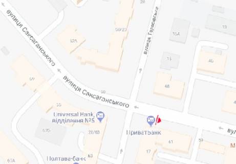 Скроллер A в Киеве Саксаганского ул., 61 - 317939 схема