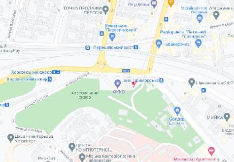 Видеоборд  в Одессе Херсонский сквер, 1-з, (разрешение 480х336) - 387261 схема