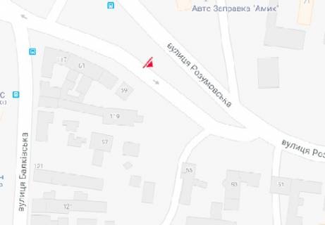 Ситилайт A в Одессе, 1.8x1.2  Разумовская ул. (напротив центрального автовокзала) А (остановка) схема