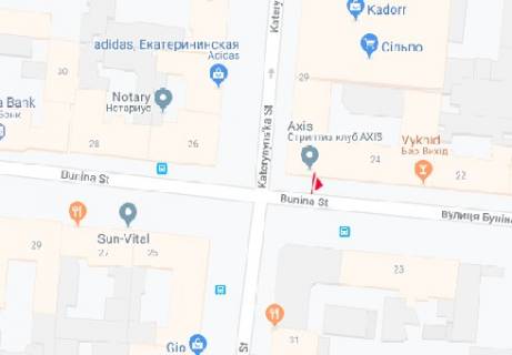 Ситилайт B в Одессе Бунина ул., 24 B схема