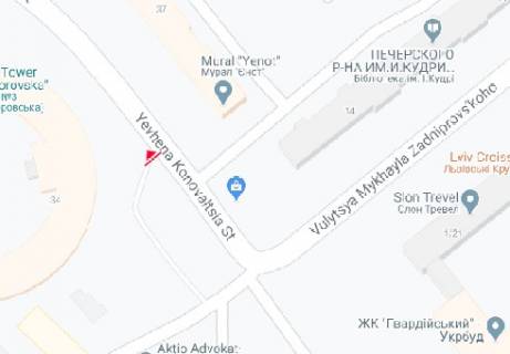 Скроллер A в Киеве, 2.3x3.14  Євгена Коновальця вул., 34 - 478442 схема