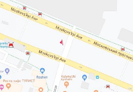 Призма B в Харькове Московский пр. - Петра Григоренка пр. - 320865 схема