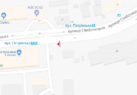 Скроллер A в Киеве Глубочицкая ул., 48 - 318417 схема